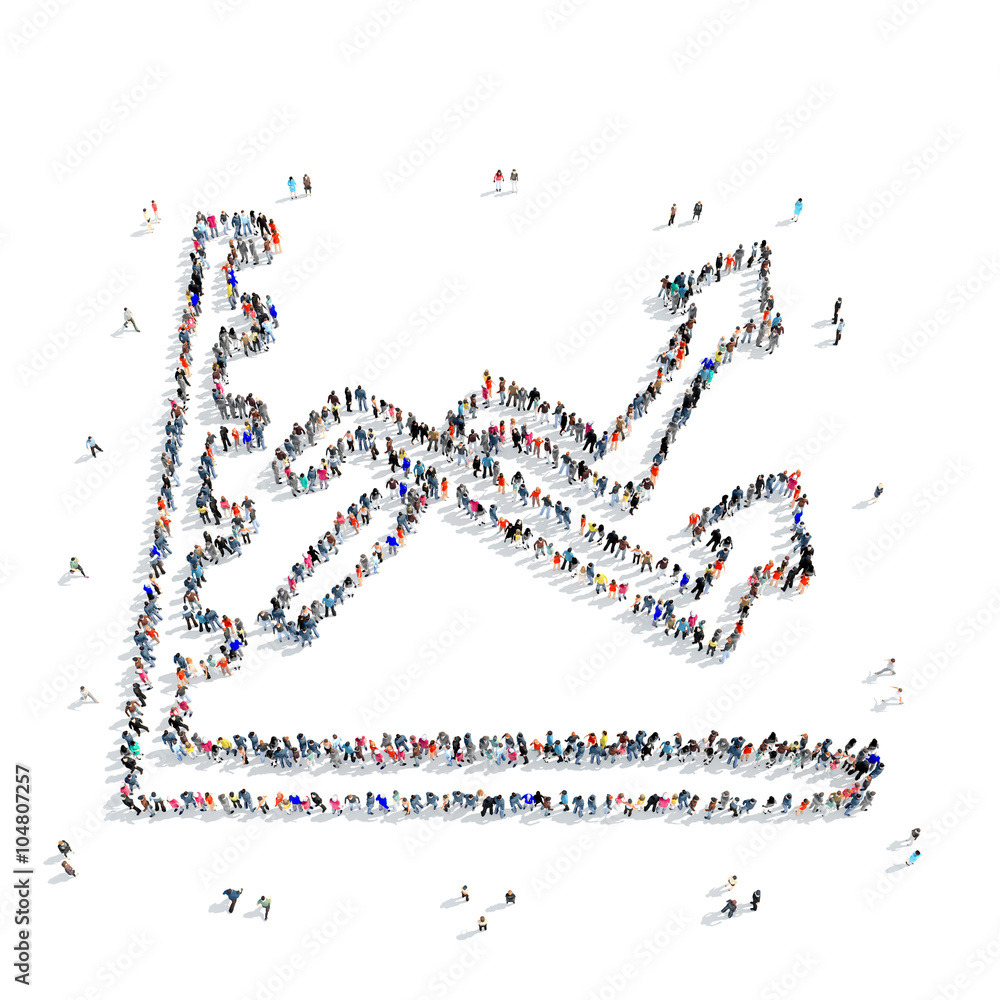 people graph cartoon icon people graph cartoon icon