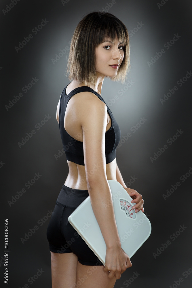 Obraz premium young and fit woman