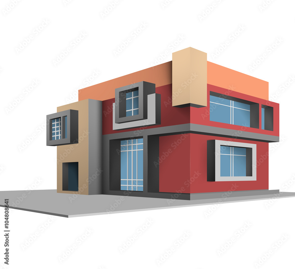 New house completely vector design on a white background