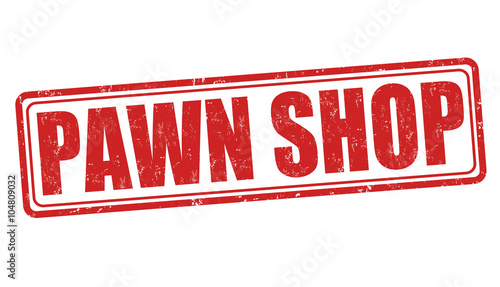 Pawn shop stamp