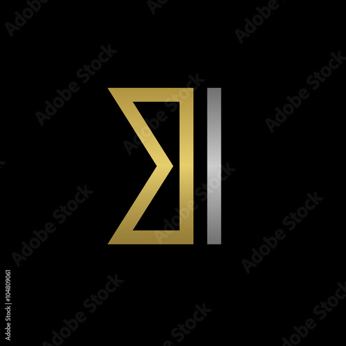 Free Download BI letters logo - GFXLoad