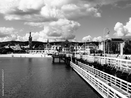 The longest wooden pier in Europe