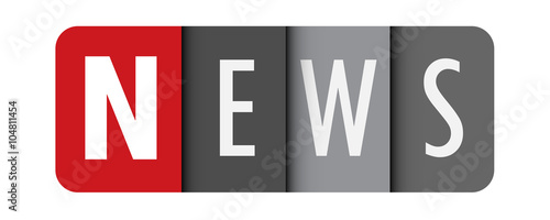 "NEWS" Vector Letters Icon