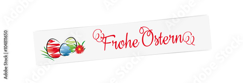 frohe ostern - banner
