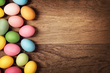 Colorful easter eggs
