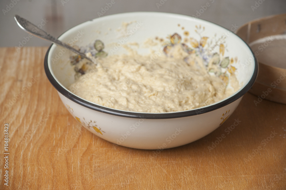 Fresh yeast dough Fresh yeast dough