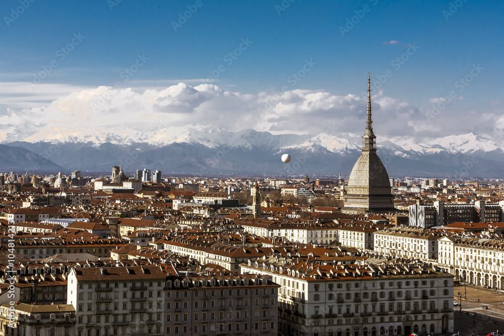 Città di Torino vista dall'alto