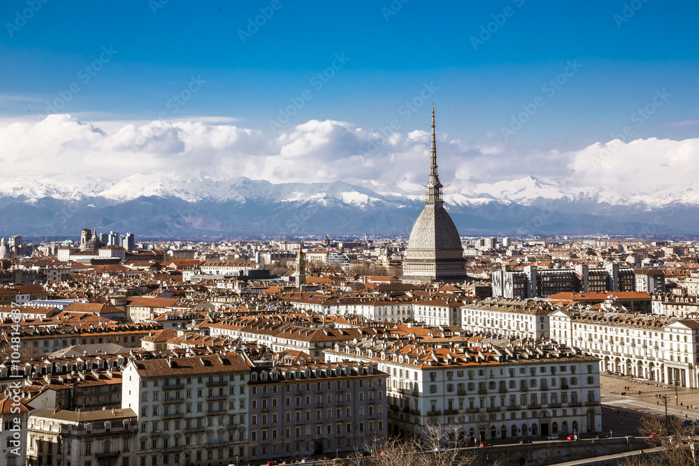 Città di Torino vista dall'alto