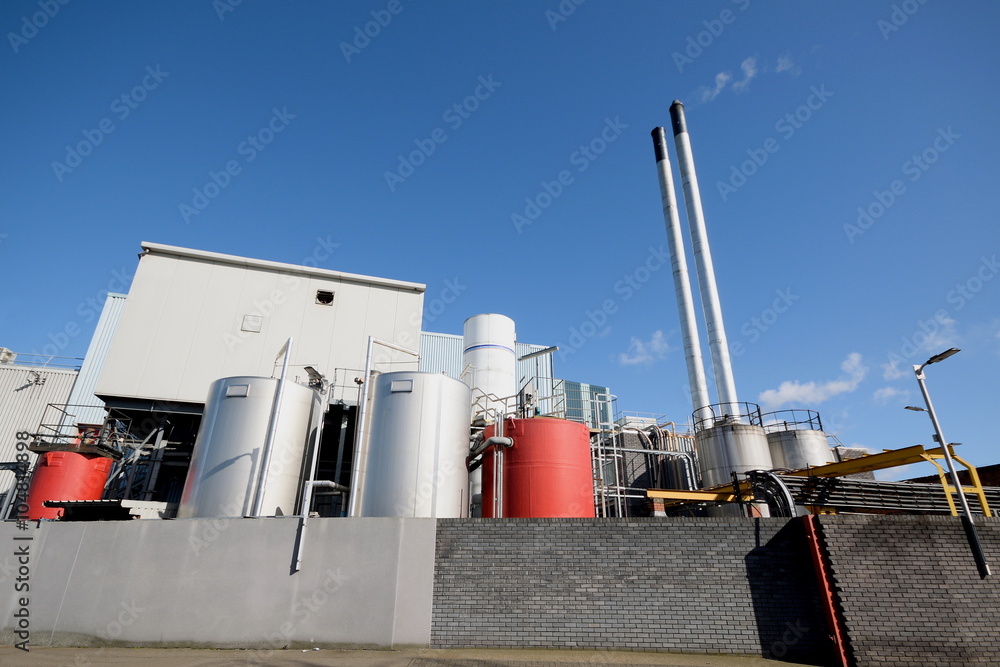 Obraz premium Exterior of factory in Edmonton (North London) industrial estate