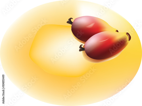 olio di palma con semi