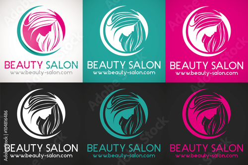 logo salon beauté coiffure esthétique