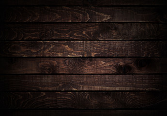 Wood background. Dark brown wood texture.