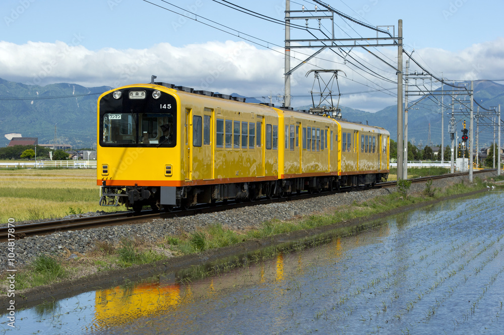 Fototapeta premium 三岐鉄道北勢線