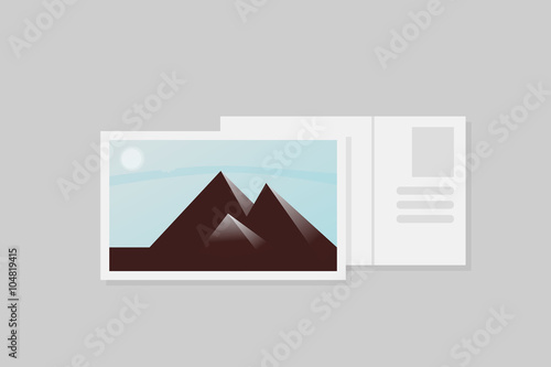 Flat Lay Postcard