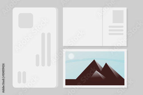 Flat Lay Postcard
