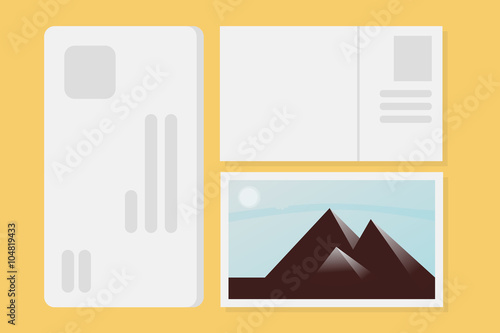 Flat Lay Postcard