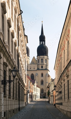 Картината върху платно historic town Trnava, Beautiful city in Slovakia
