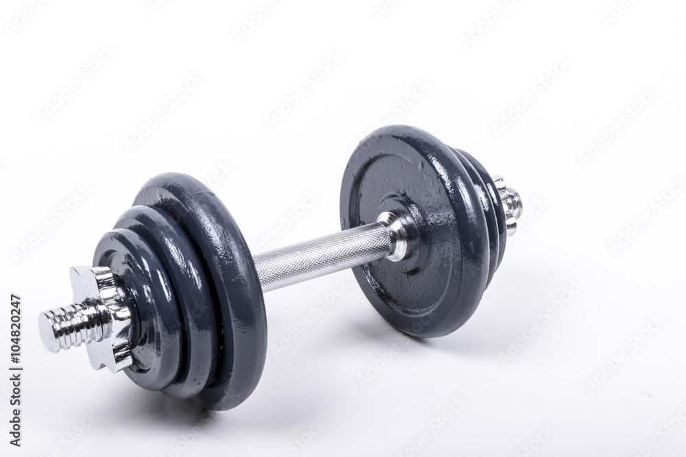Naklejka premium A Single Dumbbell