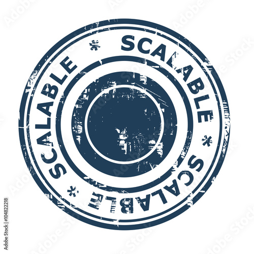 Scalable business concept stamp