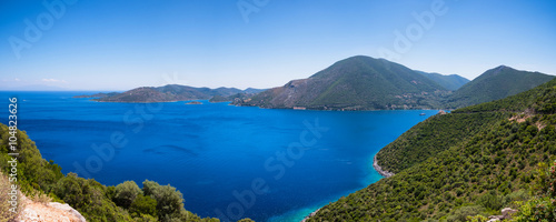 Ithaca island in Greece