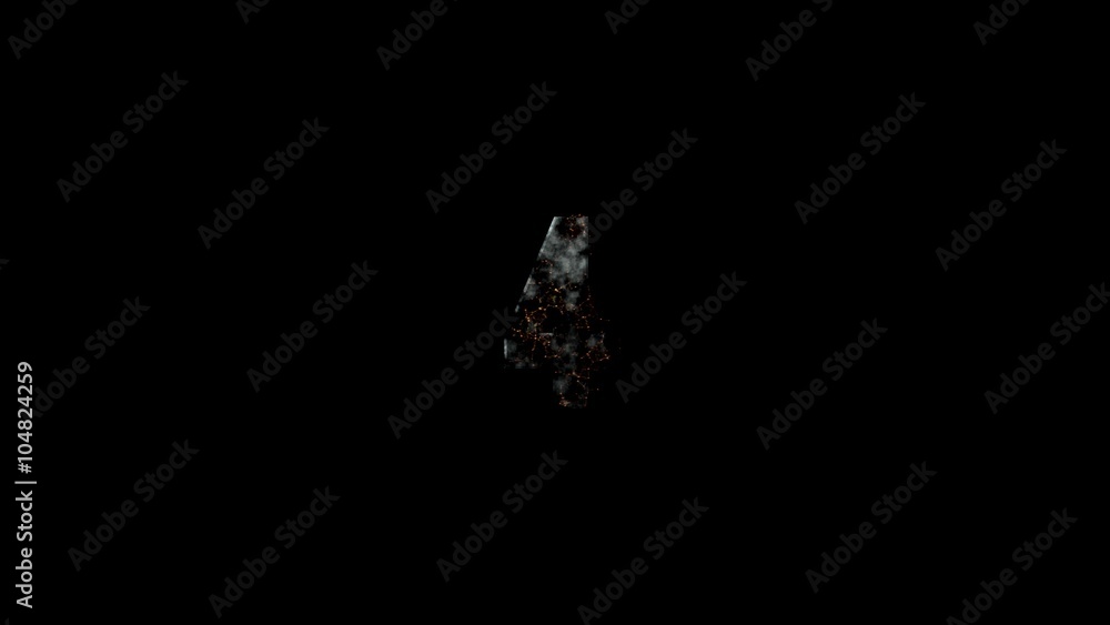 Countdown 3D animation from 5 to 0 with spinning number and turn to fire burning ash in black background used for introduction title presentation in 4k ultra HD video in extreme thrilling concept Countdown 3D animation from 5 to 0 with spinning number and turn to fire burning ash in black background used for introduction title presentation in 4k ultra HD video in extreme thrilling concept