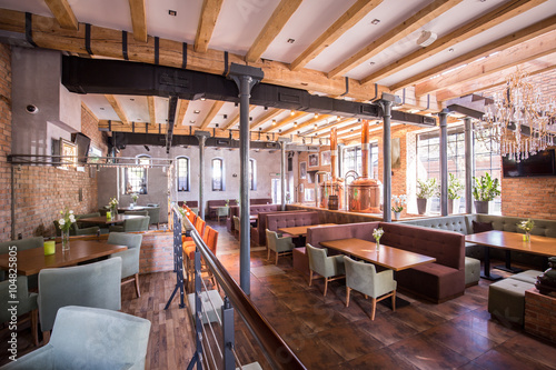 Spacious modern restaurant