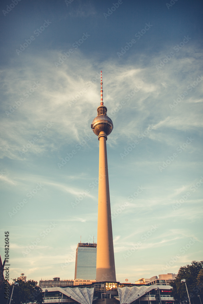 Fototapeta premium TV tower at Alexanderplatz