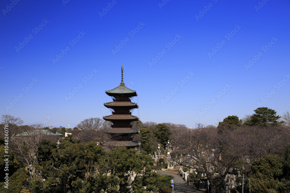 本門寺の五重塔
