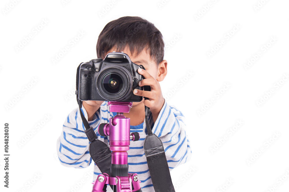 cute little boy taking camera,focus camera cute little boy taking camera,focus camera