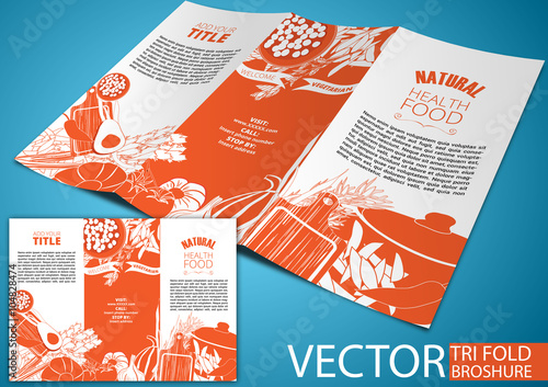 Tri Fold Brochure ,  Hand Drawing