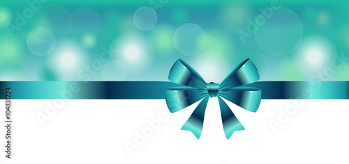 Frühling - Schleife (hellblau)