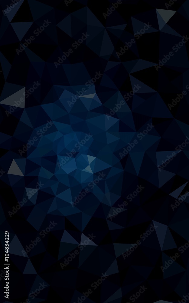 Dark blue polygonal design pattern, which consist of triangles and gradient in origami style. Dark blue polygonal design pattern, which consist of triangles and gradient in origami style.