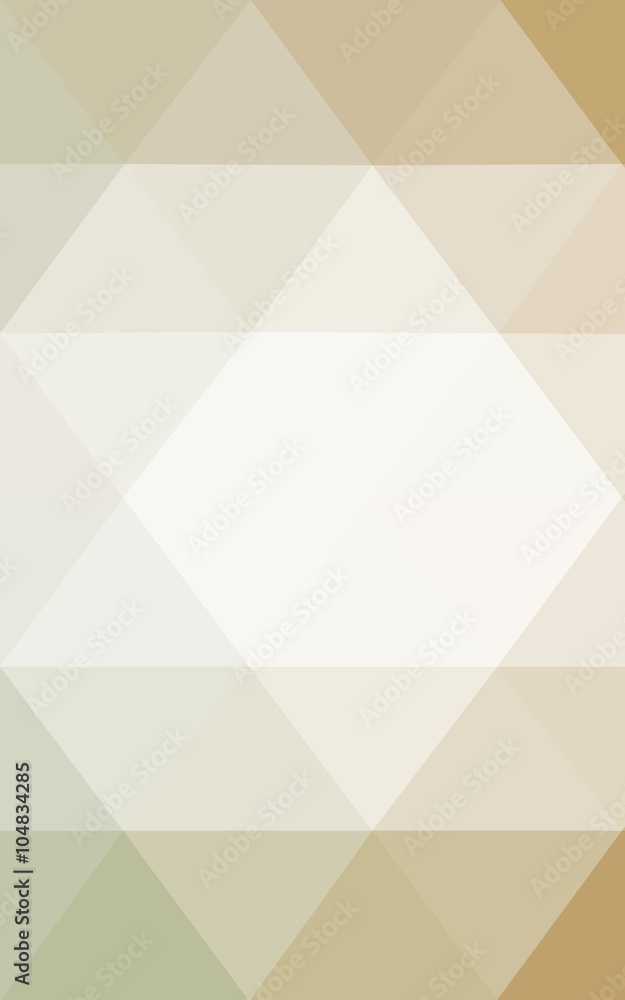 Fototapeta premium Brown polygonal design pattern, which consist of triangles and gradient in origami style.