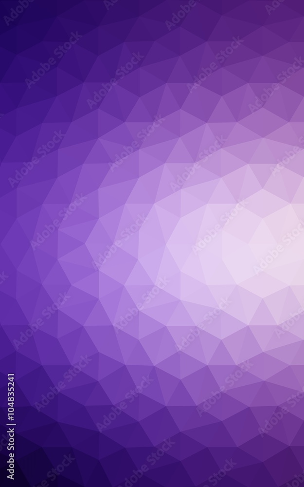 Obraz premium Purple polygonal design pattern, which consist of triangles and gradient in origami style.