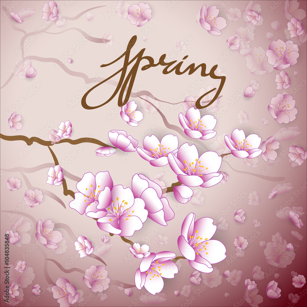 Vintage Spring Background 