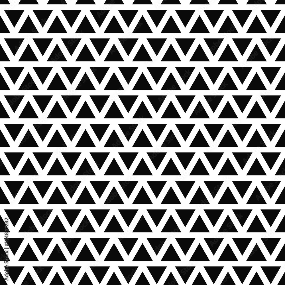 Repeating monochrome abstract triangle pattern Repeating monochrome abstract triangle pattern