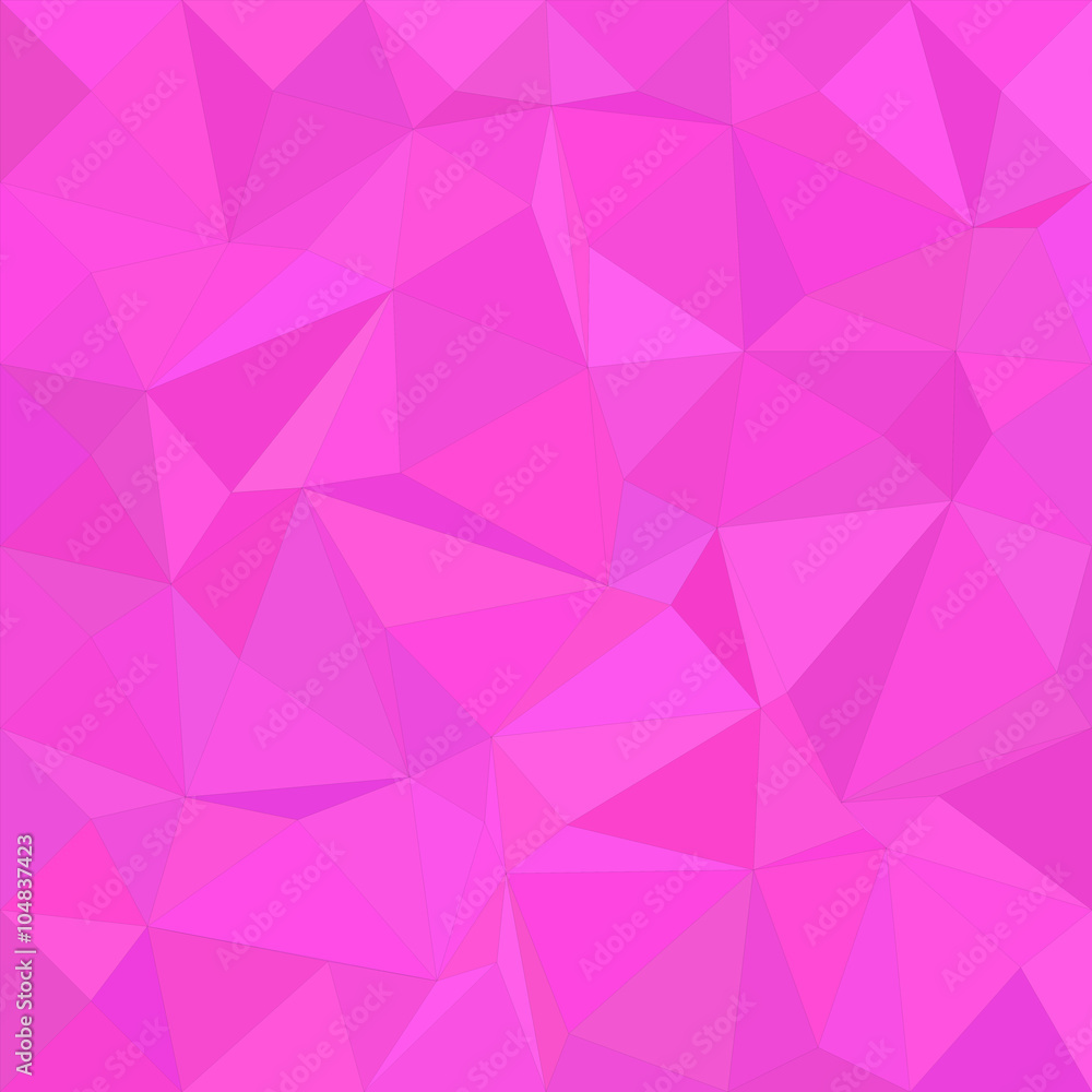 Magenta irregular triangle mosaic background Magenta irregular triangle mosaic background