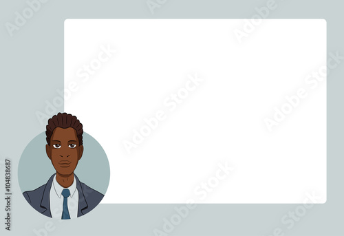 Presentation with business people. 