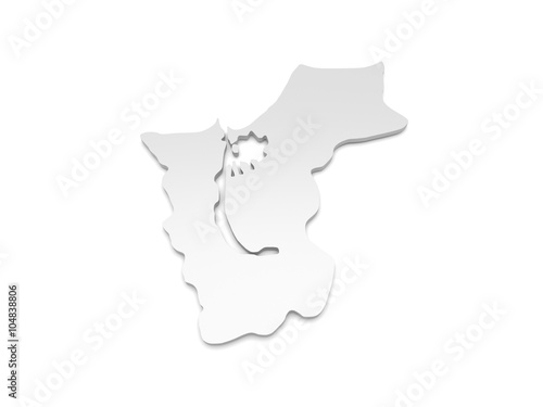 3D Karte Mecklenburg-Vorpommern - Rostock (Stadt)