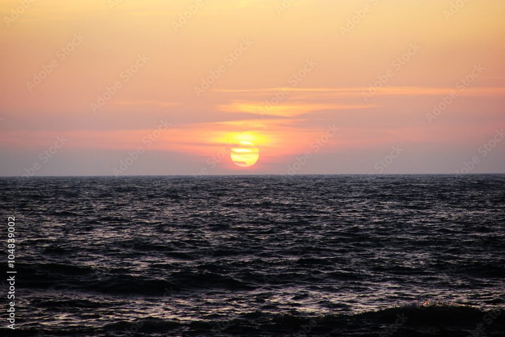 Sunset Black sea