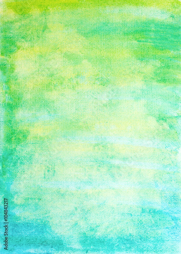 abstract watercolor vertical background with green and blue colors