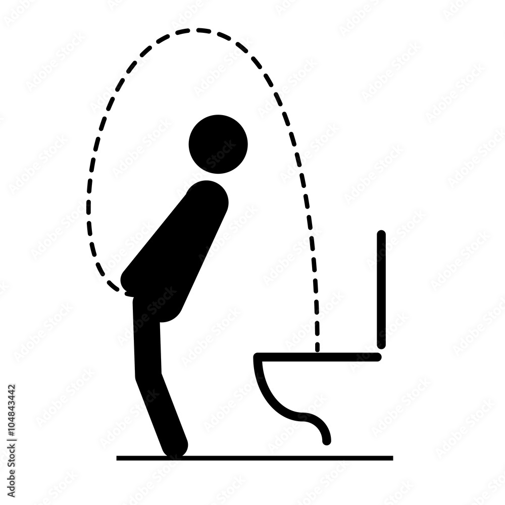 Toilet rules stickers set Stock Vector Adobe Stock