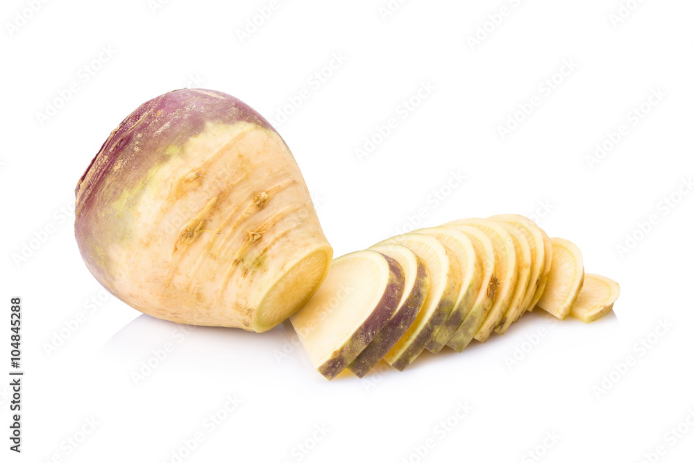 Swede isolated on white background Swede isolated on white background