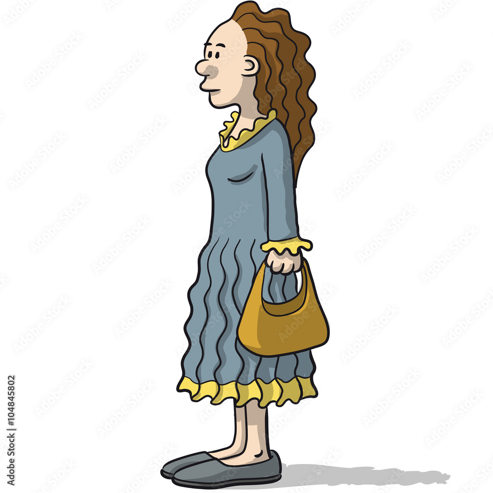Cute Female Cartoon Characters Stock Vector Adobe Stock Cute Female Cartoon Characters Stock Vector Adobe Stock