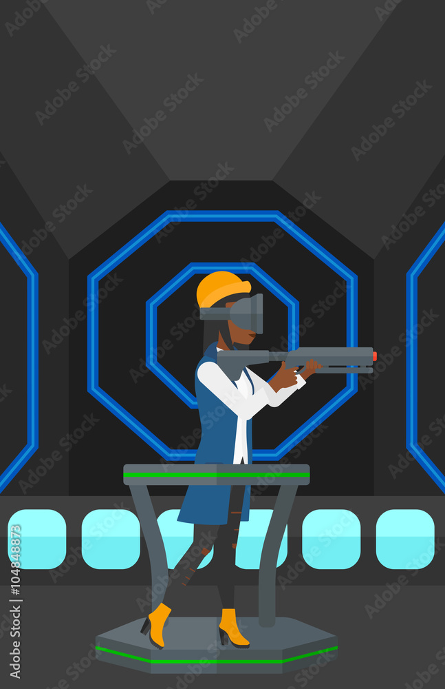 Full virtual reality. Full virtual reality.