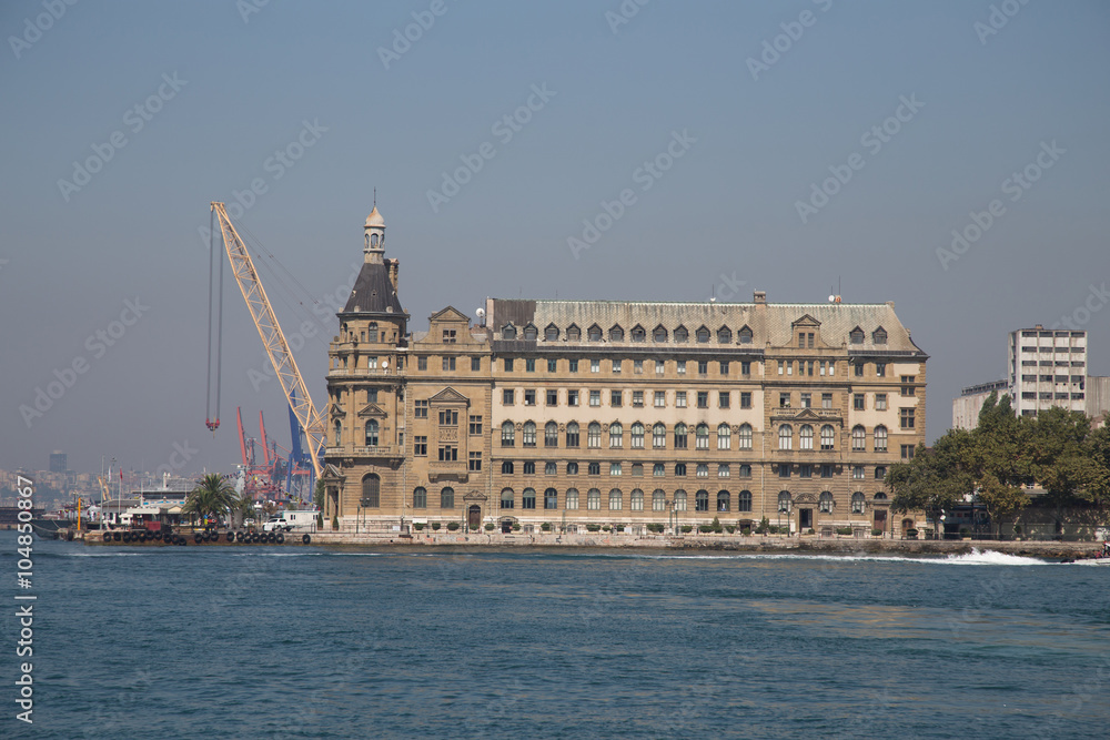 Haydarpasa Train Station in Istanbul City, Turkey