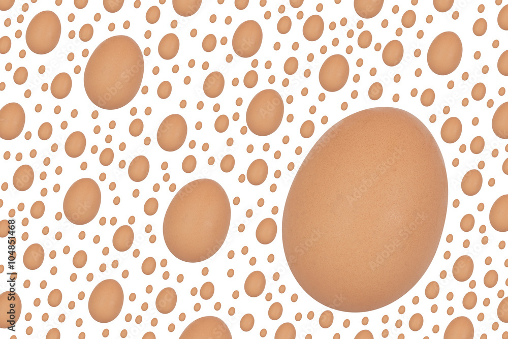 egg rain background on white background, clipping path (easter) egg rain background on white background, clipping path (easter)
