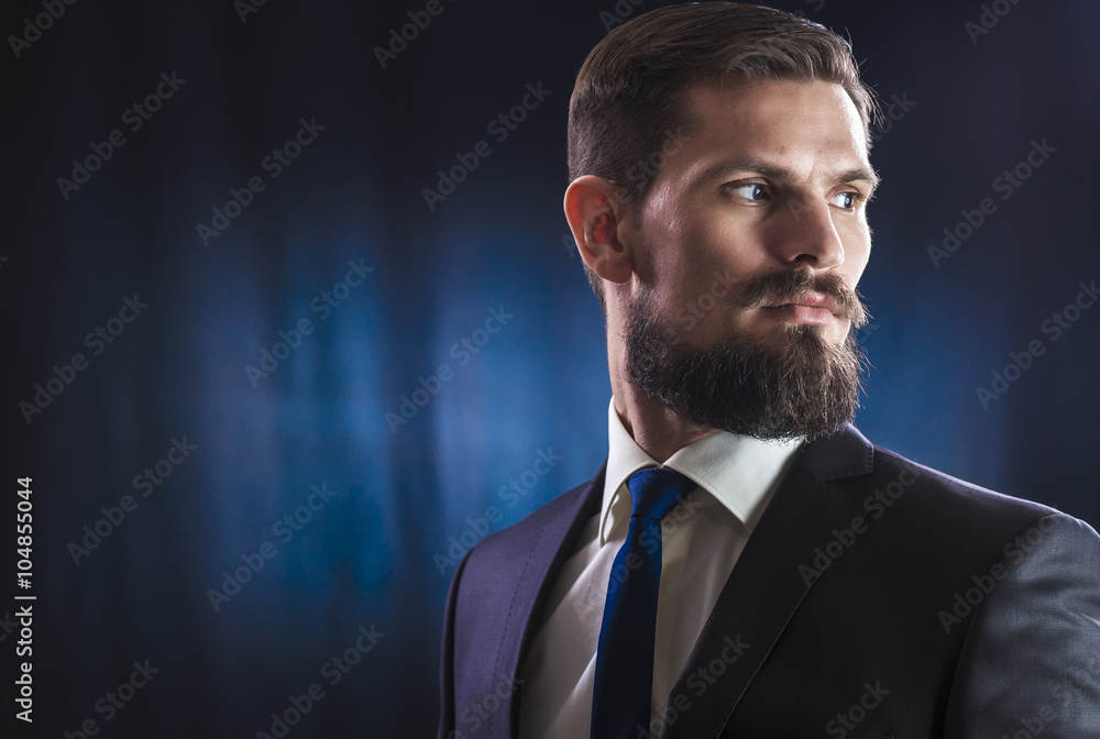 Elegant attractive man in suit Elegant attractive man in suit