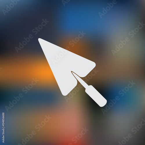 Simple icon trowel.