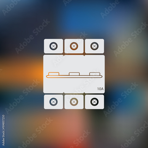 Three-phase machine 10 amps icon